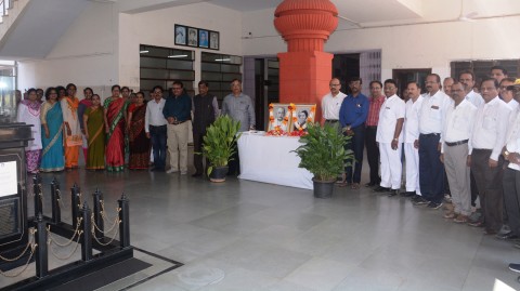 The Program of The Birth Anniversary of Sardar Patel & Death Anniversary of Indira Gandhi At Yashwantrao Chavan Maharashtra Open University 